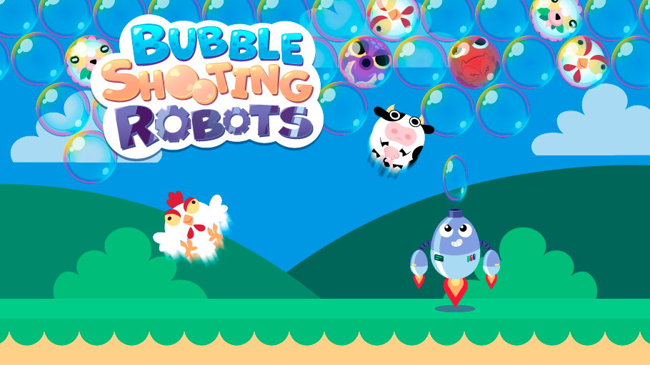 Bubble Shooting Robots cover