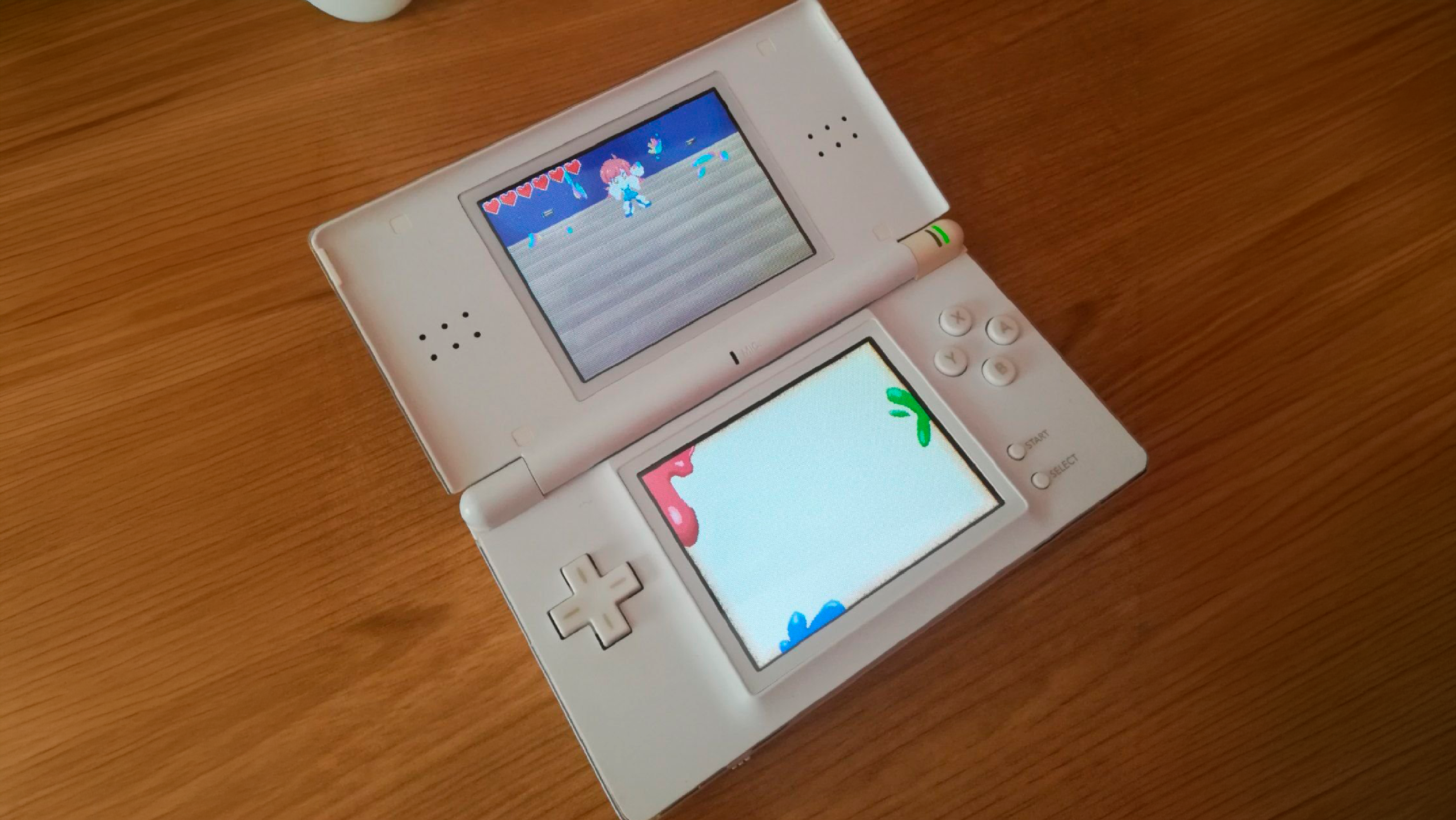 Game running on a real Nintendo DS